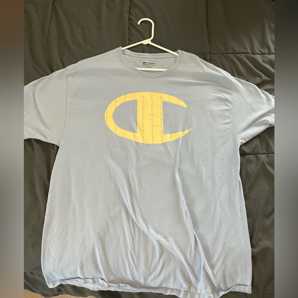 Baby Blue Champion Tee